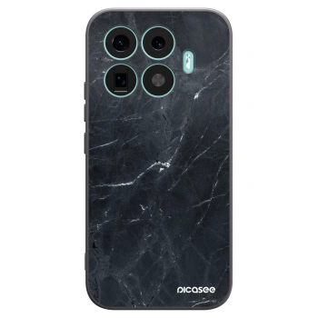 Picasee husă neagră din silicon pentru Xiaomi 17T - Black marble