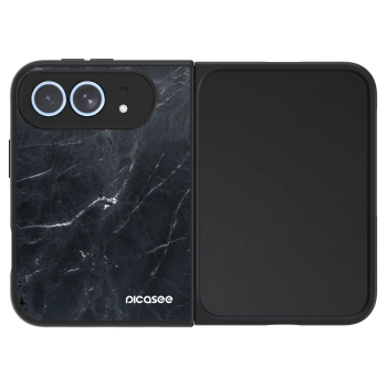 Picasee ULTIMATE CASE pentru Apple iPhone Duo - Black marble