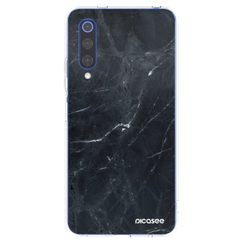 Picasee husă transparentă din silicon pentru Xiaomi Mi 9 SE - Black marble