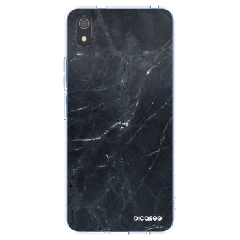Picasee husă transparentă din silicon pentru Xiaomi Redmi 7A - Black marble