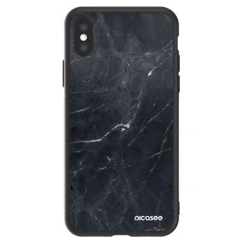 Picasee ULTIMATE CASE pentru Apple iPhone X/XS - Black marble