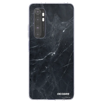 Picasee husă transparentă din silicon pentru Xiaomi Mi Note 10 Lite - Black marble