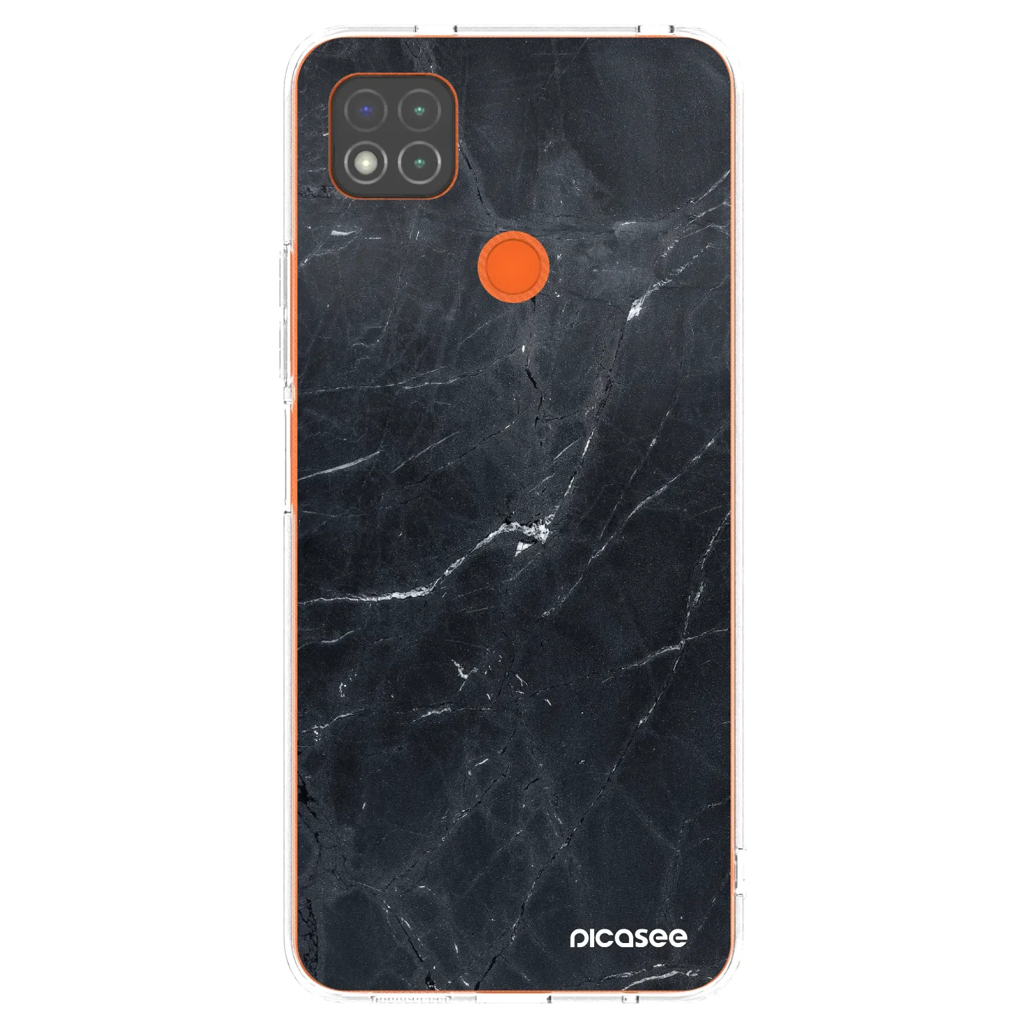 Picasee husă transparentă din silicon pentru Xiaomi Redmi 9C - Black marble
