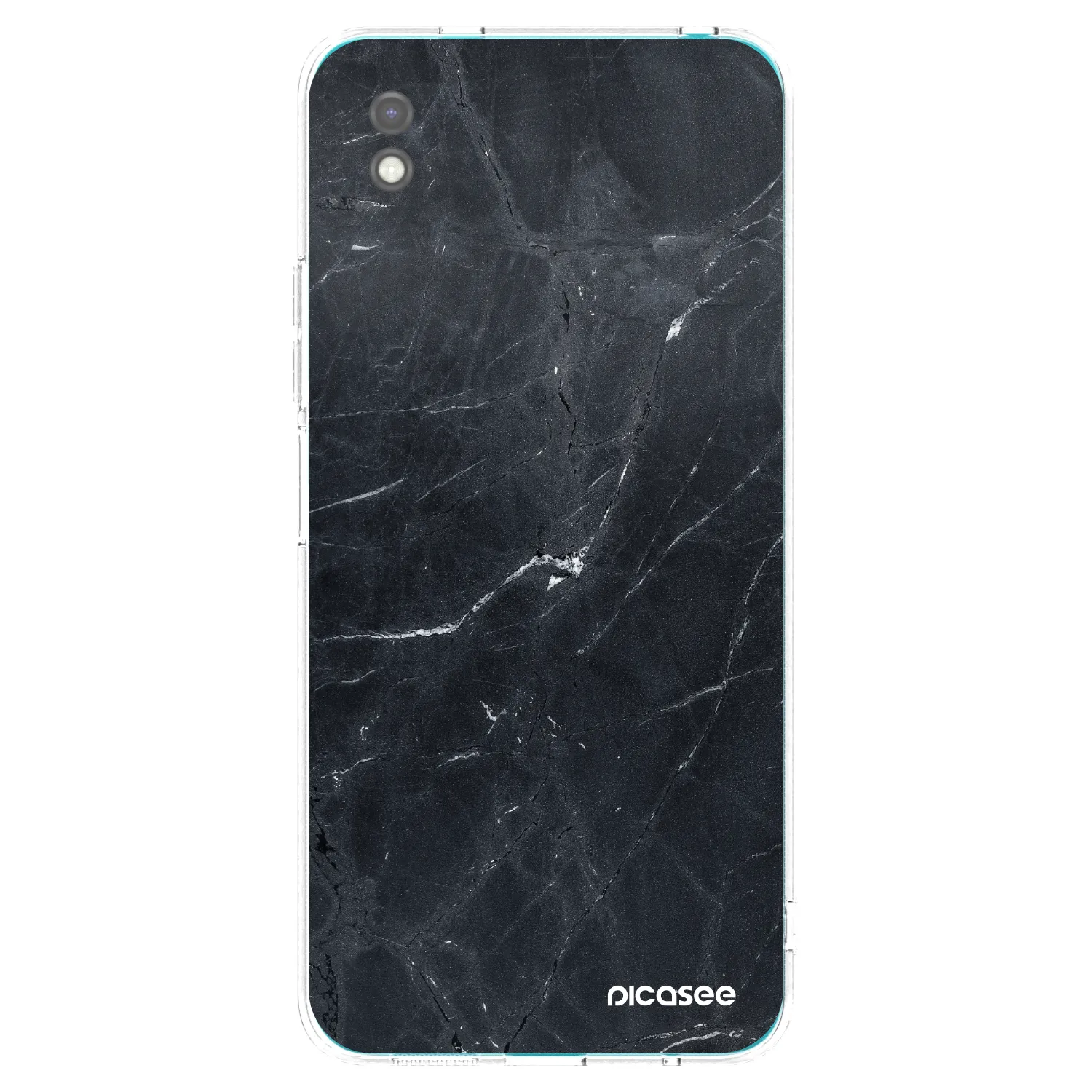 Picasee husă neagră din silicon pentru Xiaomi Redmi 9A - Black marble