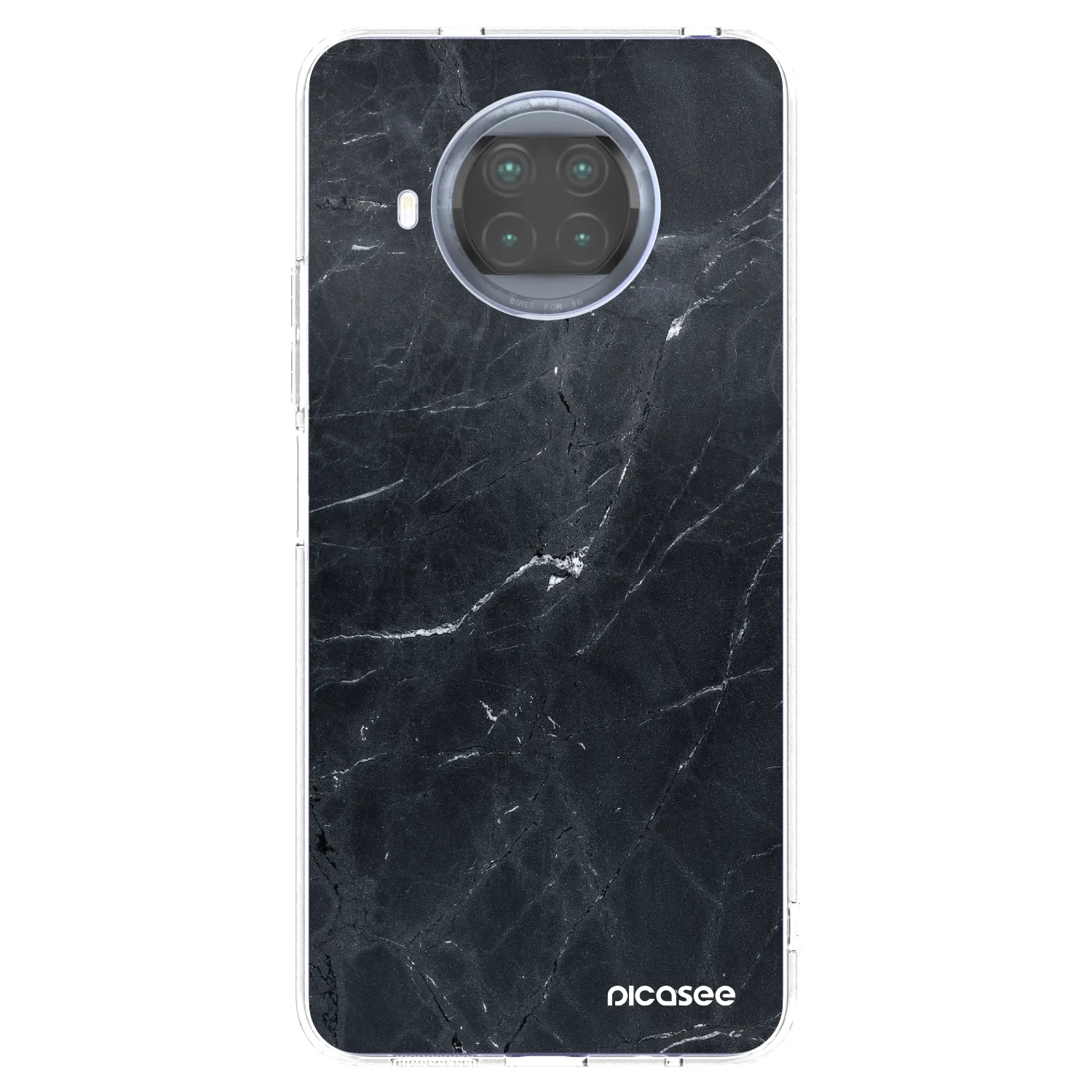 Picasee husă transparentă din silicon pentru Xiaomi Mi 10T Lite - Black marble