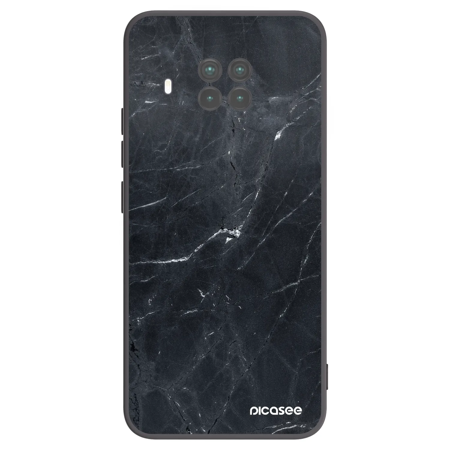 Picasee husă neagră din silicon pentru Xiaomi Mi 10T Lite - Black marble