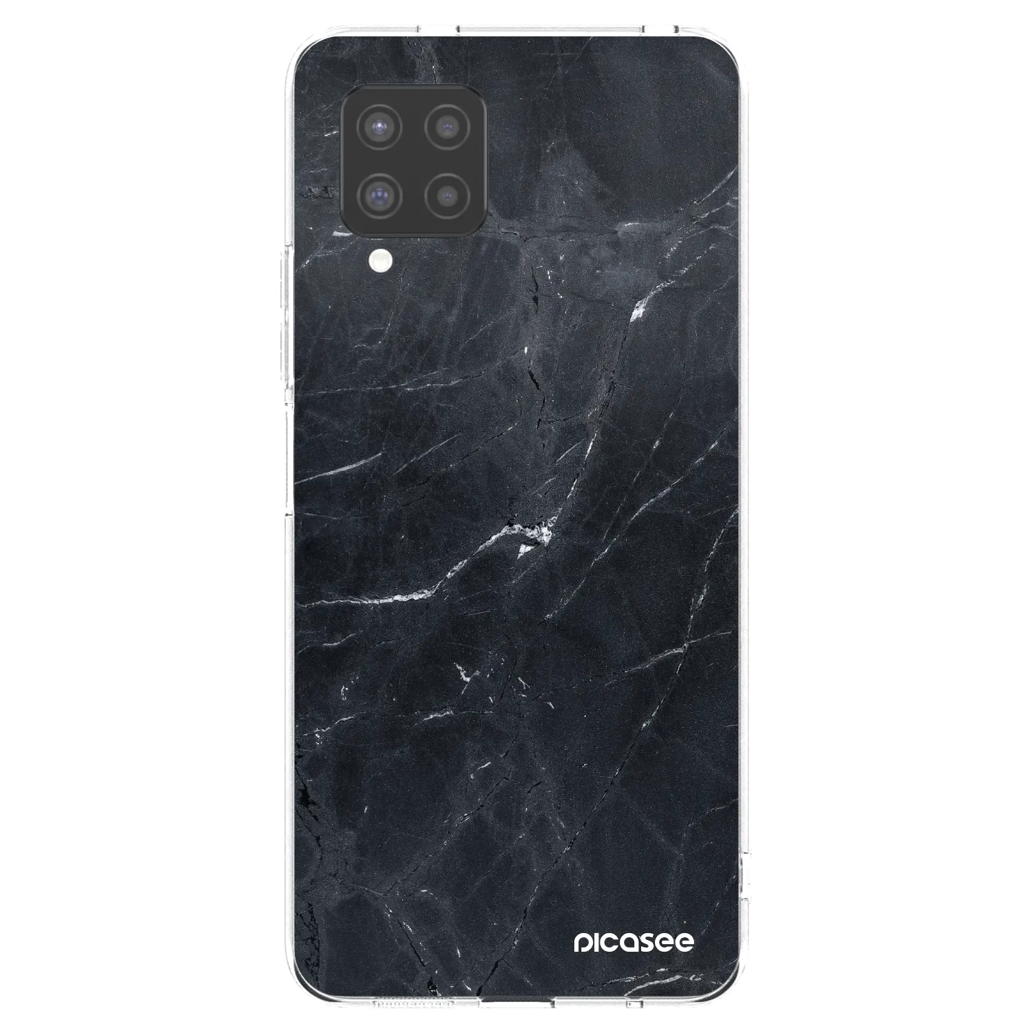 Picasee husă transparentă din silicon pentru Samsung Galaxy A42 A426B - Black marble