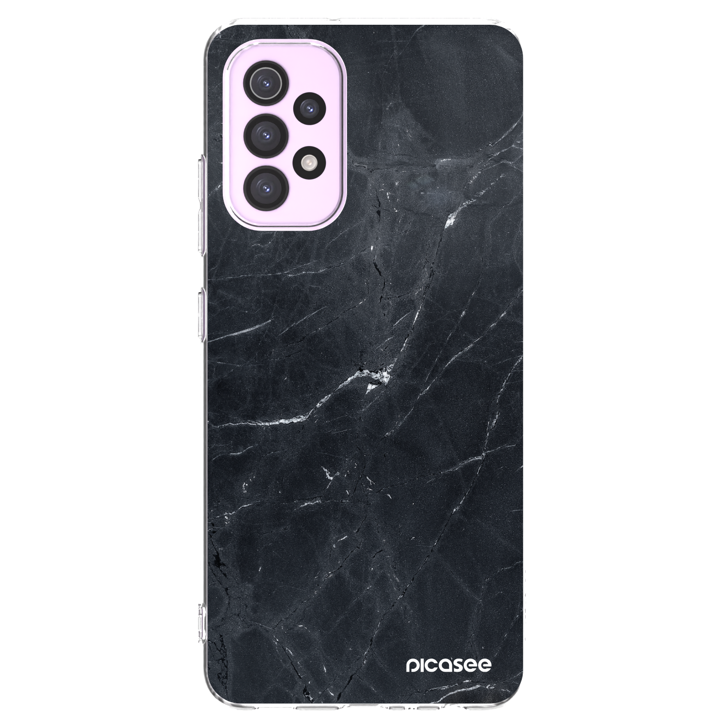 Picasee husă transparentă din silicon pentru Samsung Galaxy A32 5G A326B - Black marble