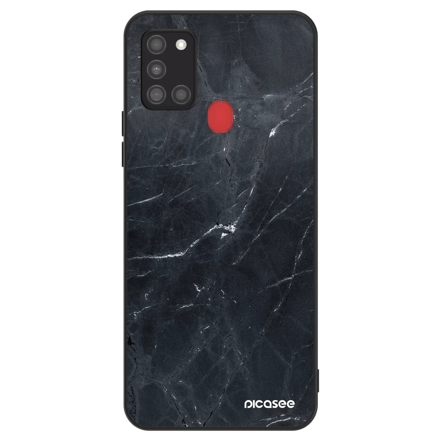 Picasee ULTIMATE CASE pentru Samsung Galaxy A21s - Black marble