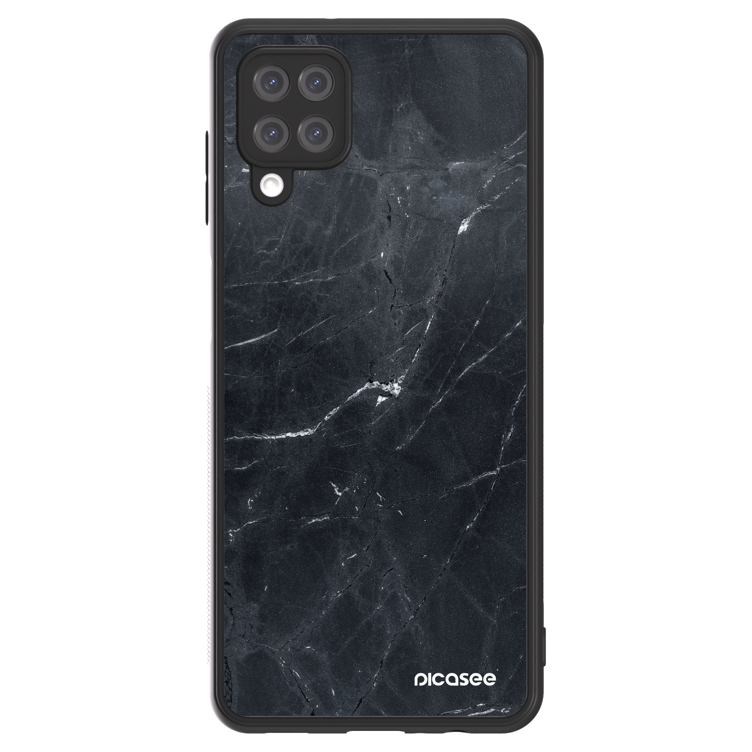 Picasee ULTIMATE CASE pentru Samsung Galaxy A12 A125F - Black marble