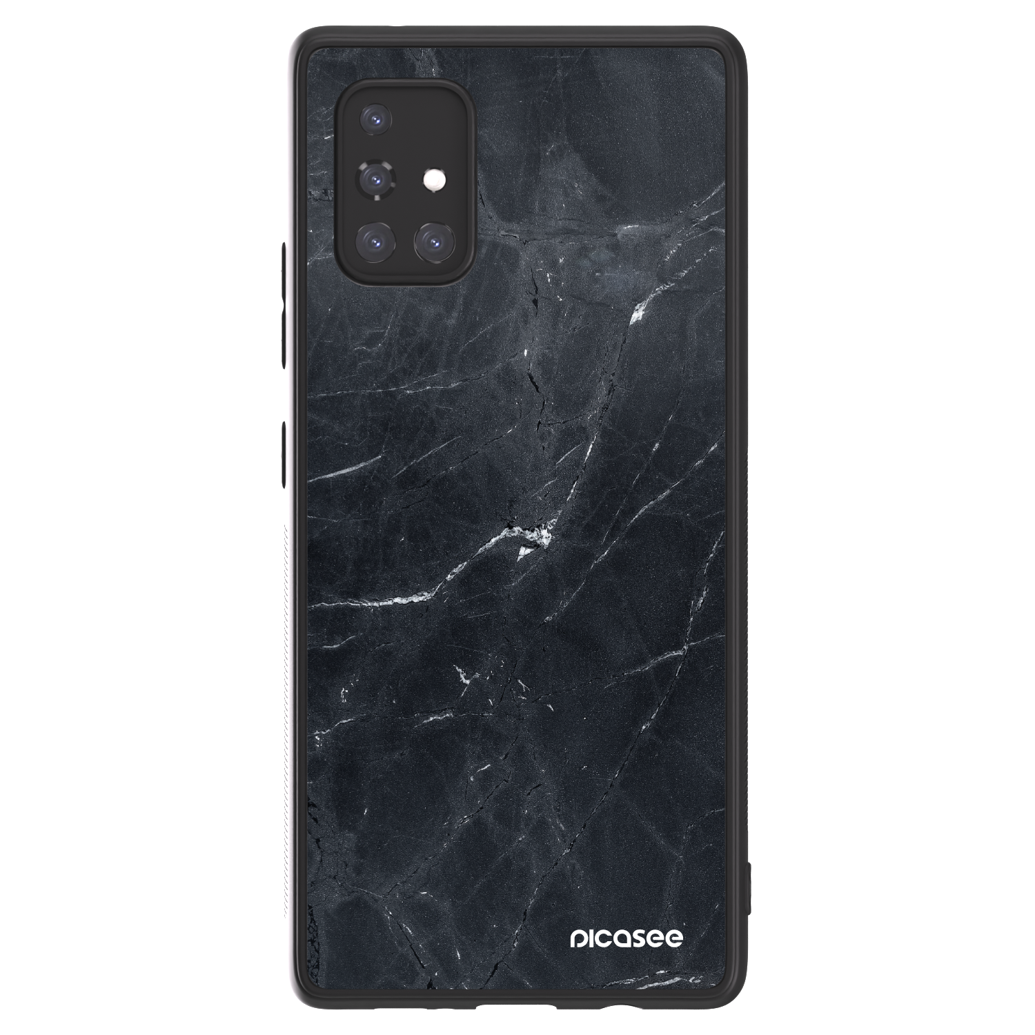 Picasee ULTIMATE CASE pentru Samsung Galaxy A71 A715F - Black marble