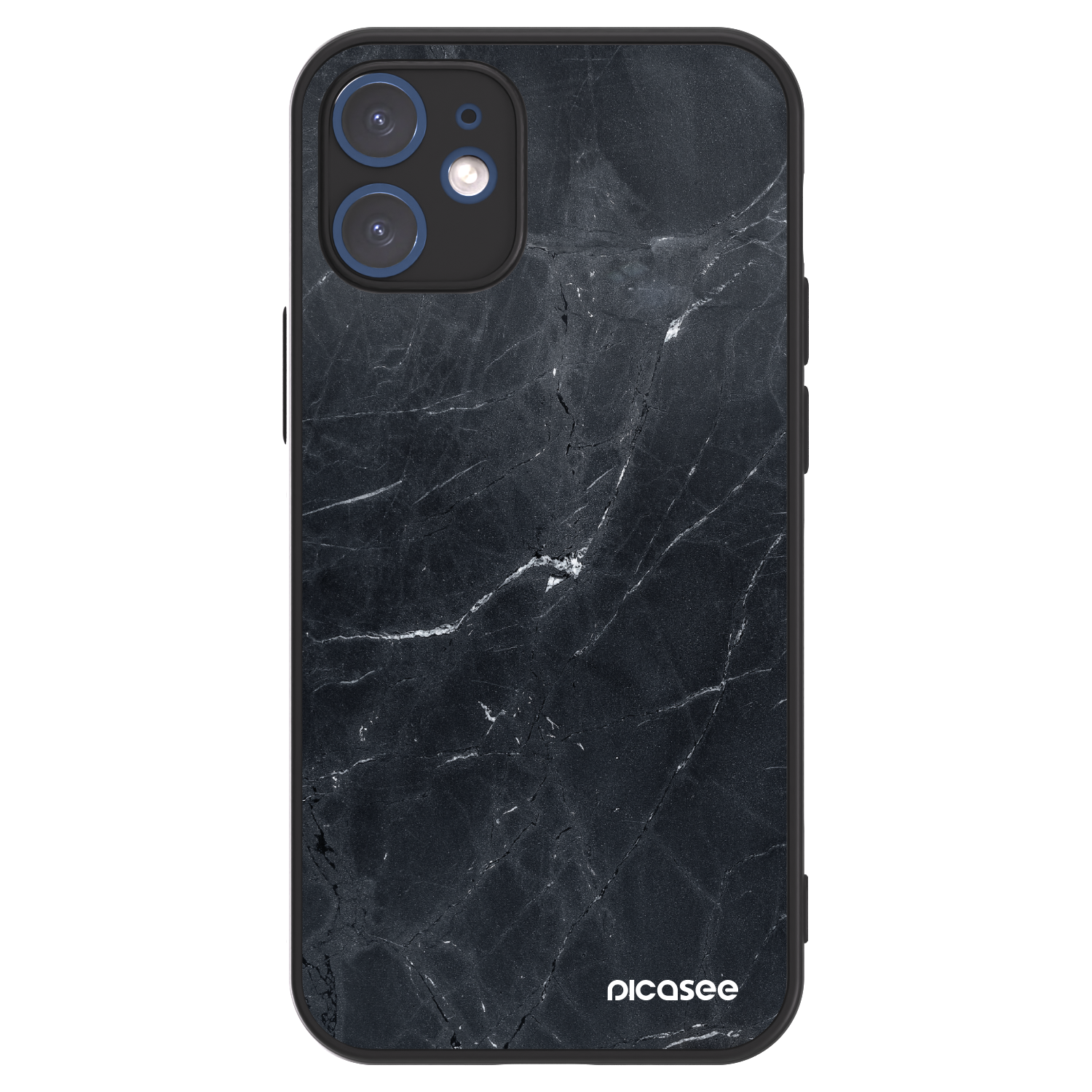 Picasee ULTIMATE CASE pentru Apple iPhone 12 mini - Black marble