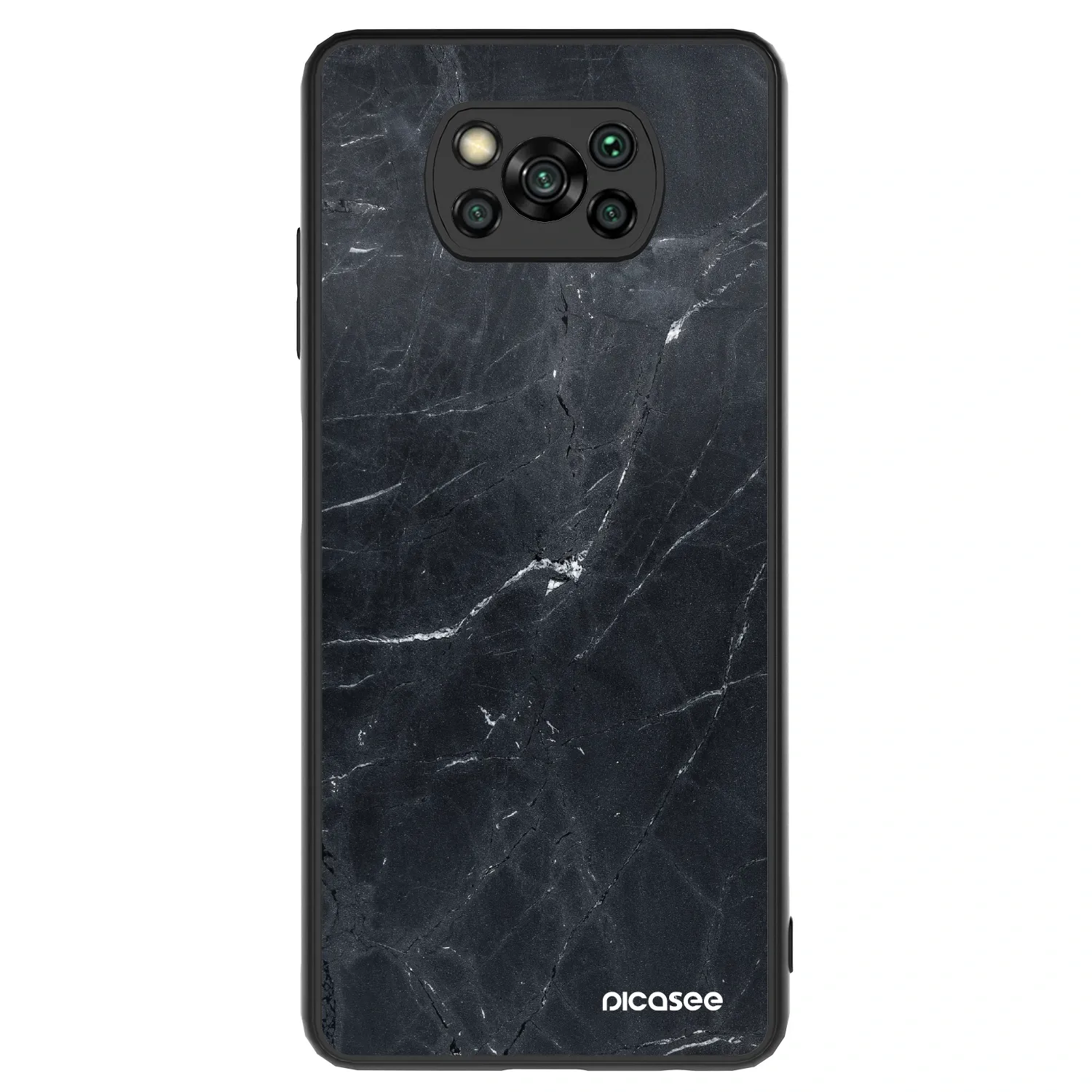 Picasee ULTIMATE CASE pentru Xiaomi Poco X3 - Black marble