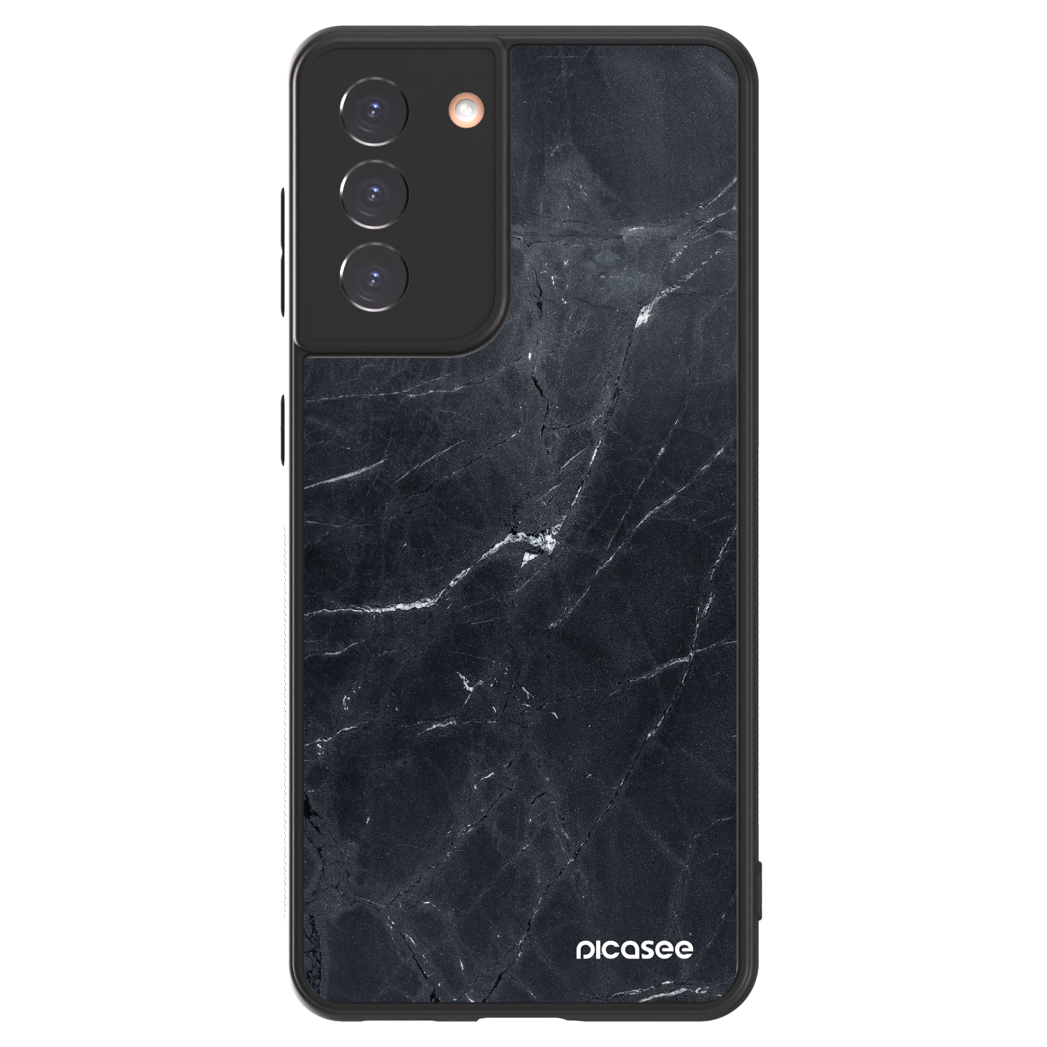 Picasee ULTIMATE CASE pentru Samsung Galaxy S21 5G G991B - Black marble