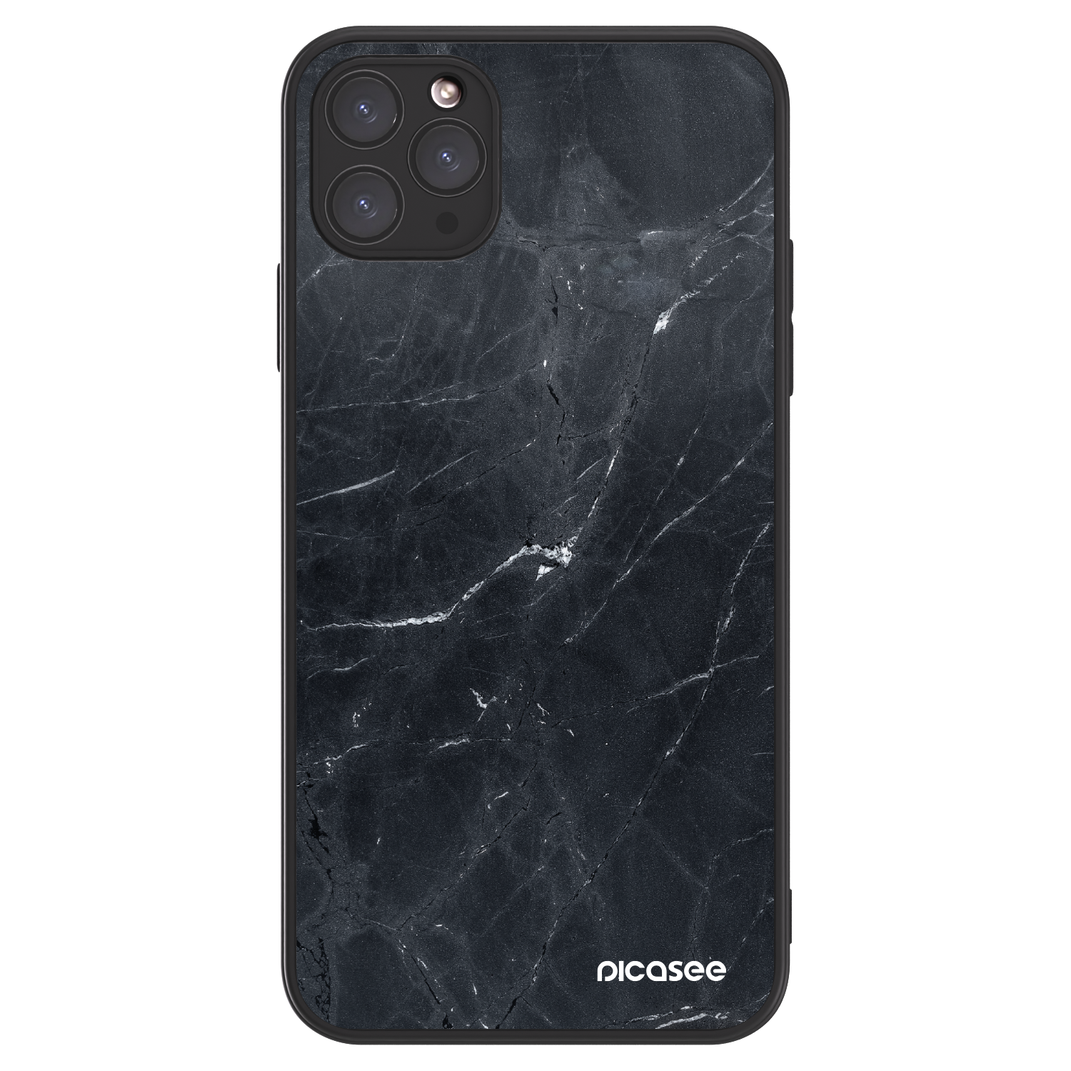Picasee ULTIMATE CASE pentru Apple iPhone 11 Pro Max - Black marble