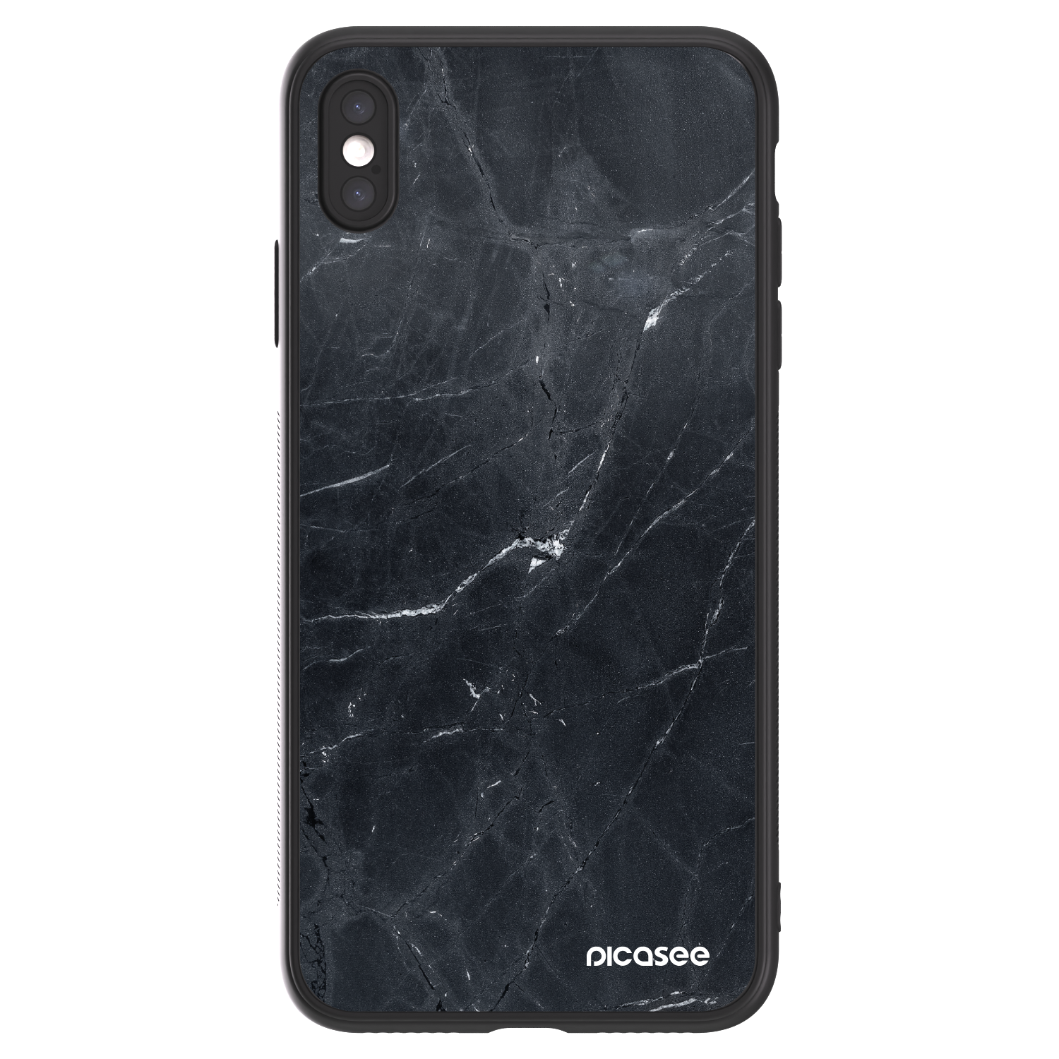 Picasee ULTIMATE CASE pentru Apple iPhone XS Max - Black marble