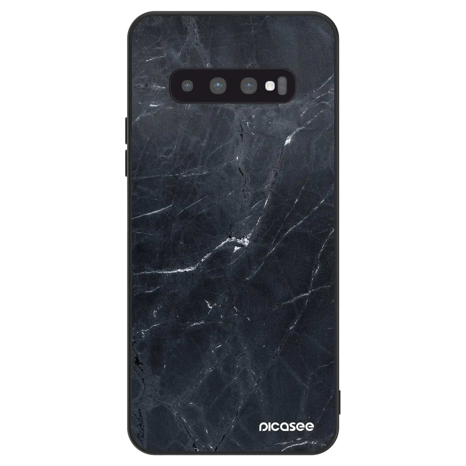 Picasee ULTIMATE CASE pentru Samsung Galaxy S10 G973 - Black marble