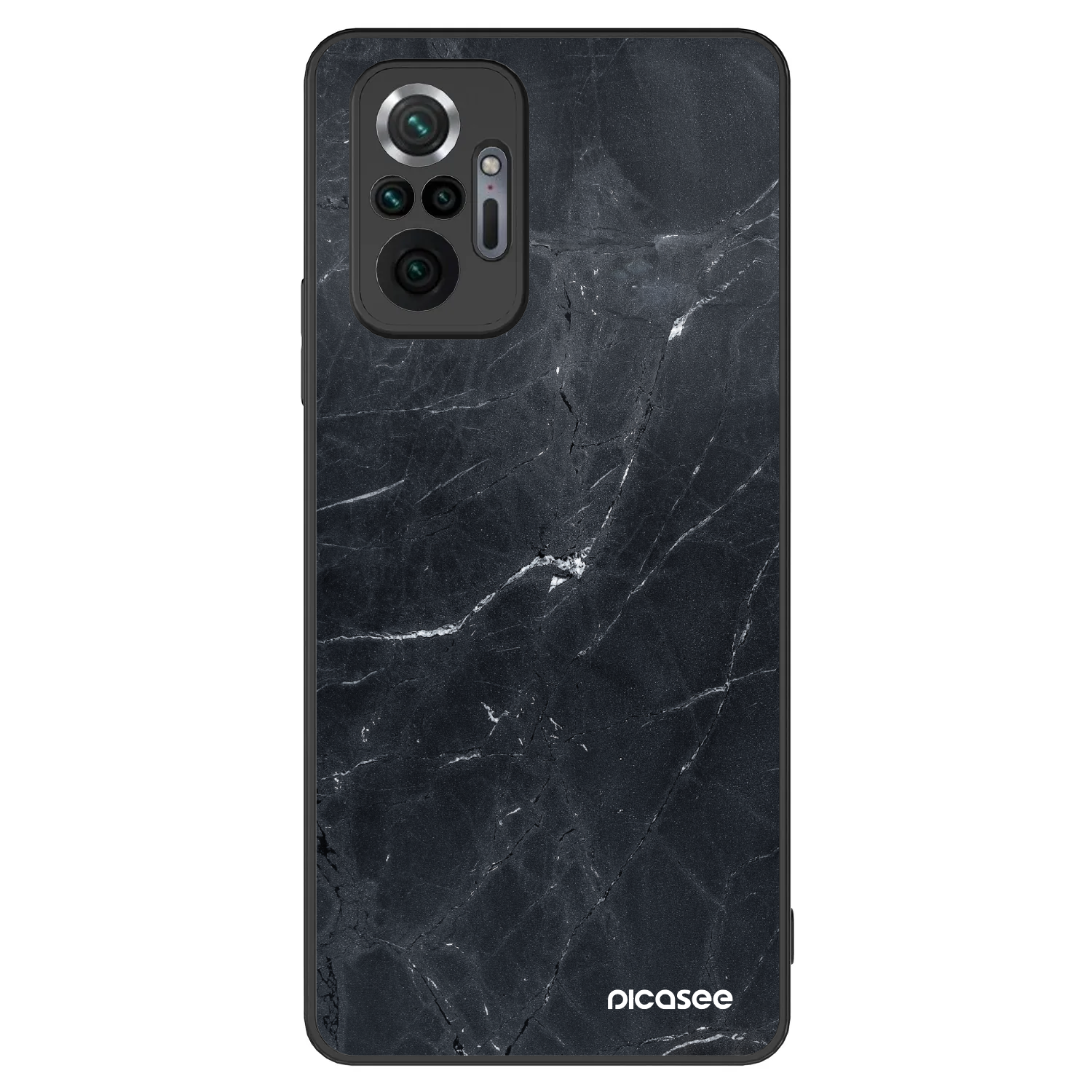 Picasee ULTIMATE CASE pentru Xiaomi Redmi Note 10 Pro - Black marble