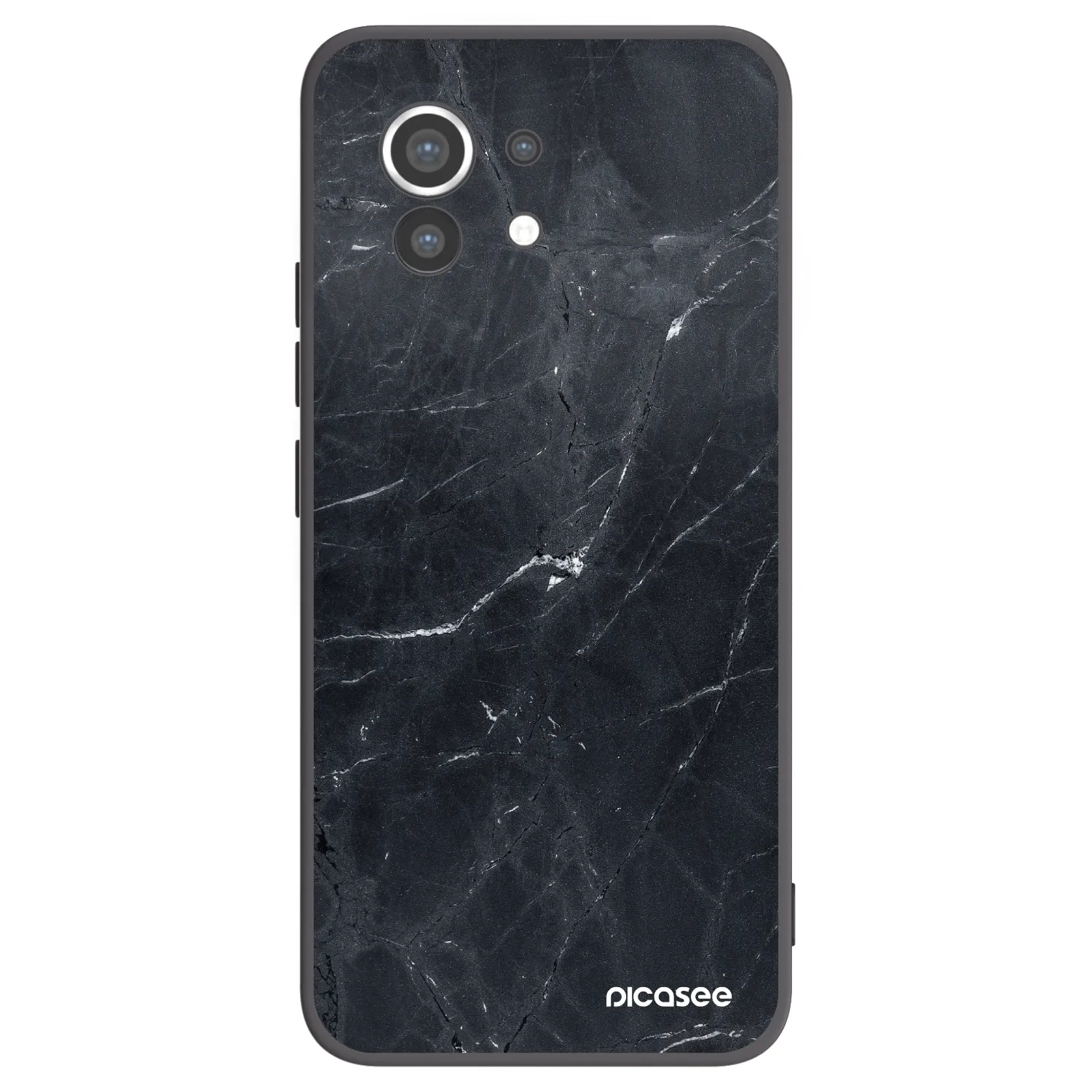 Picasee husă neagră din silicon pentru Xiaomi Mi 11 - Black marble