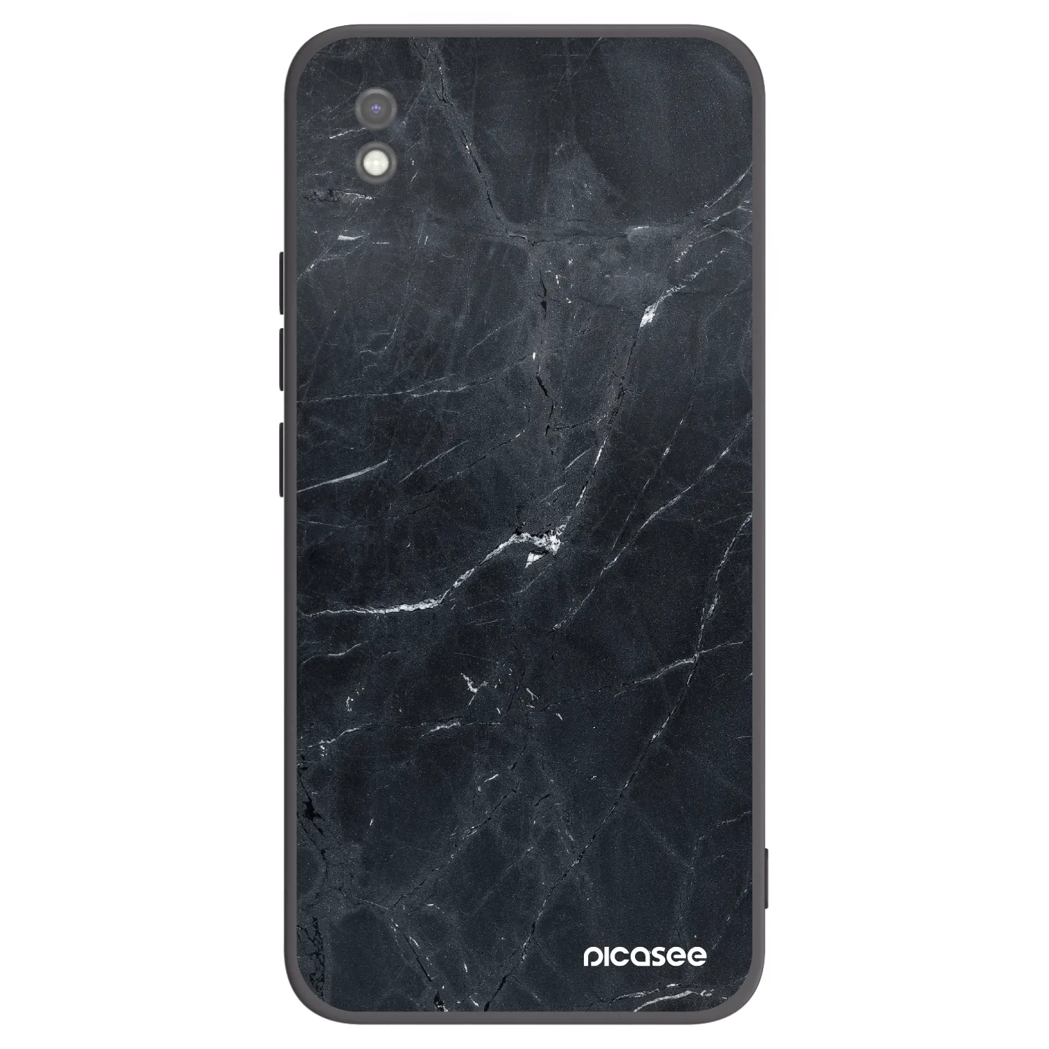 Picasee husă neagră din silicon pentru Xiaomi Redmi 9AT - Black marble