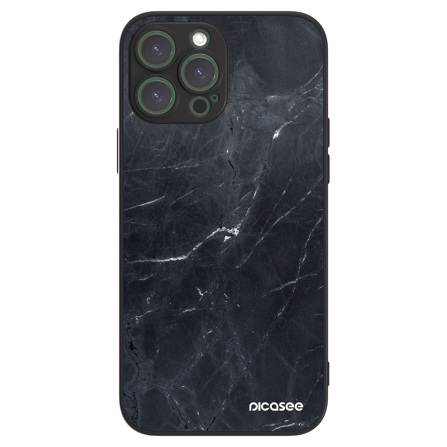 Picasee ULTIMATE CASE pentru Apple iPhone 13 Pro Max - Black marble