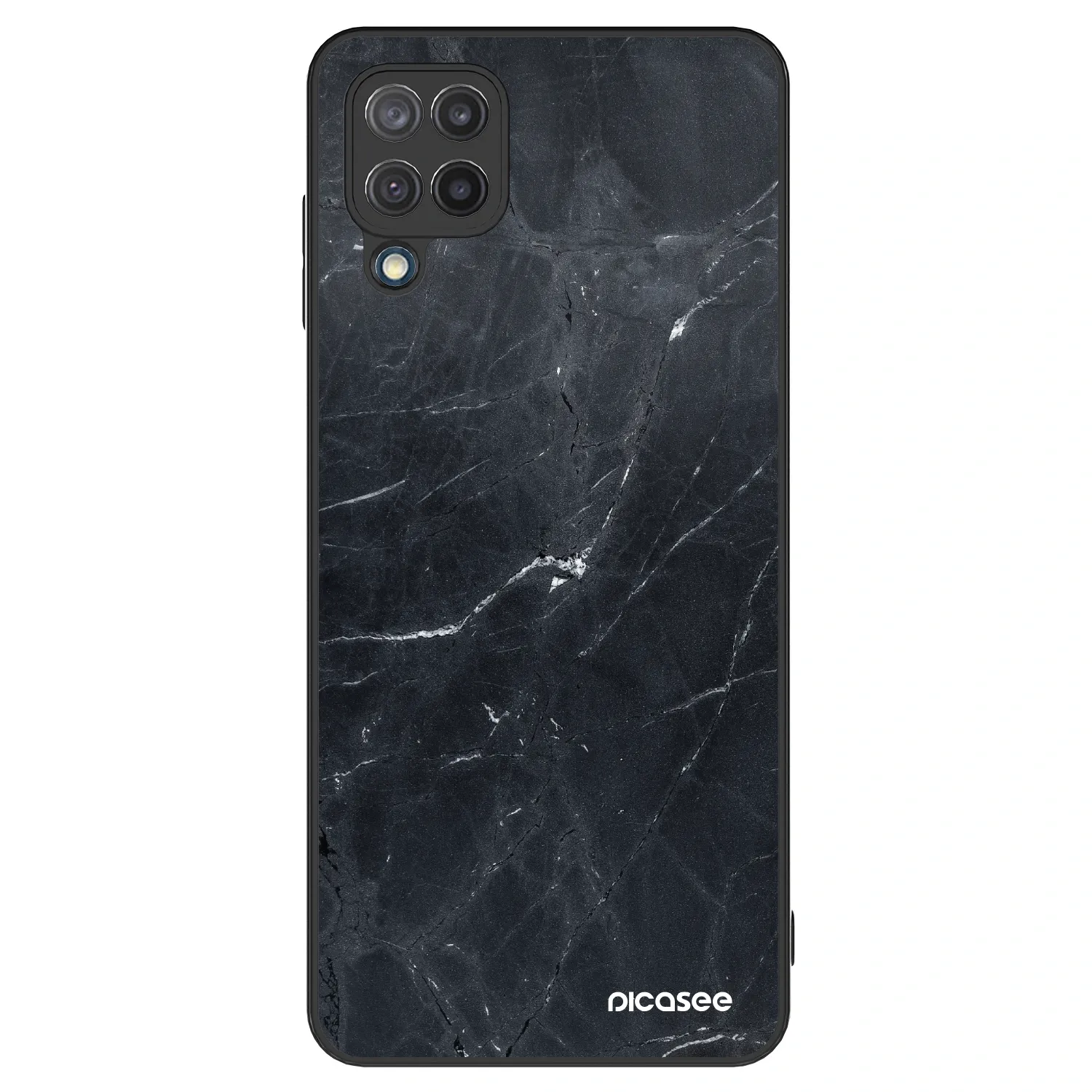 Picasee ULTIMATE CASE pentru Samsung Galaxy M12 M127F - Black marble