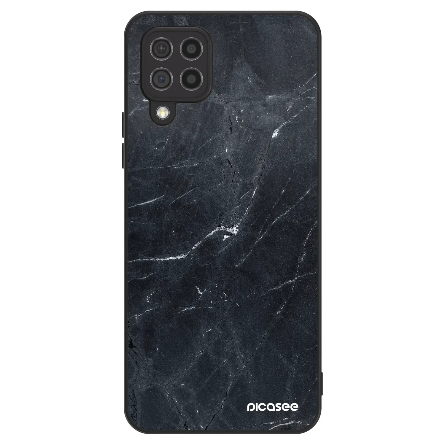 Picasee ULTIMATE CASE pentru Samsung Galaxy A22 A225F 4G - Black marble