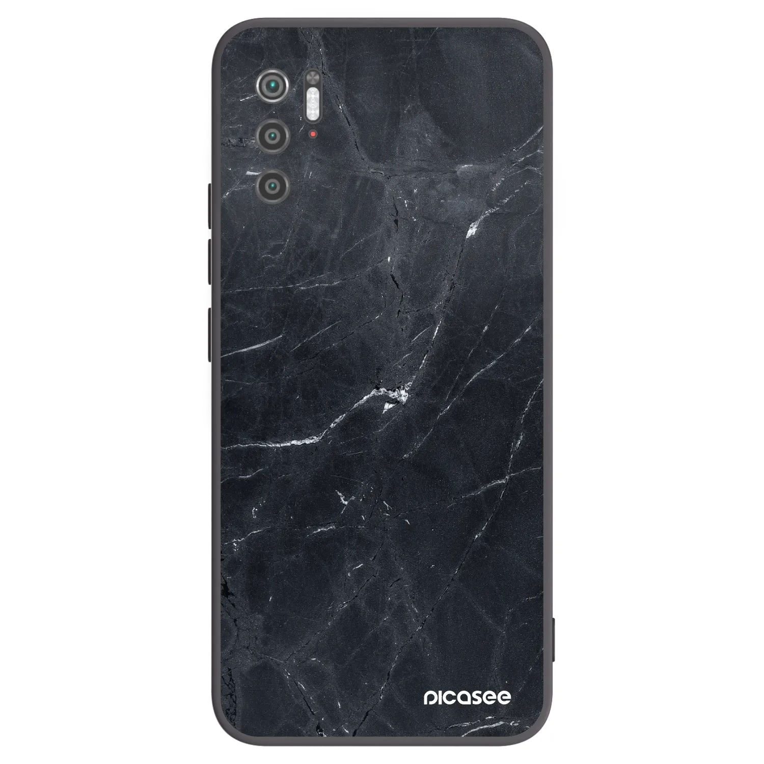 Picasee husă neagră din silicon pentru Xiaomi Poco M3 Pro 5G - Black marble