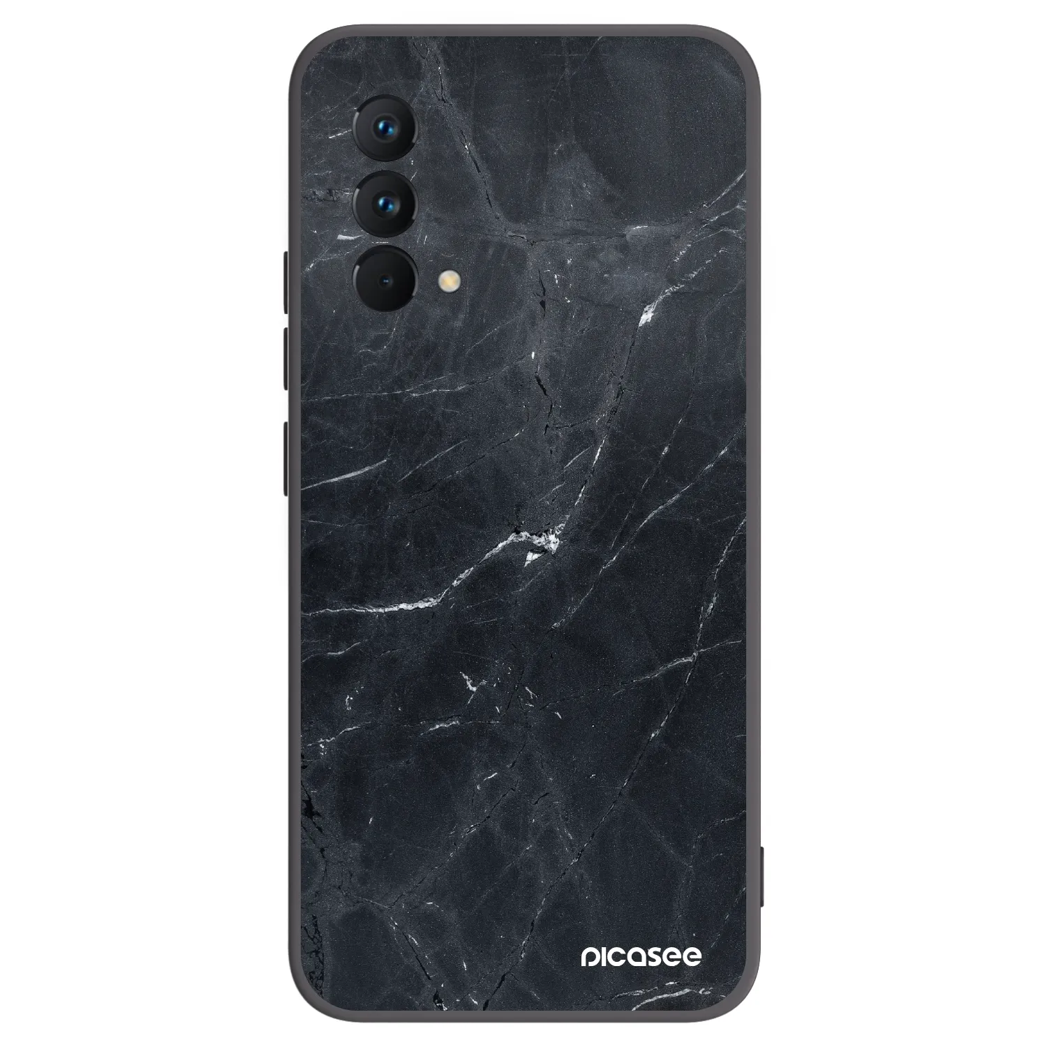 Picasee husă neagră din silicon pentru Realme GT Master Edition 5G - Black marble