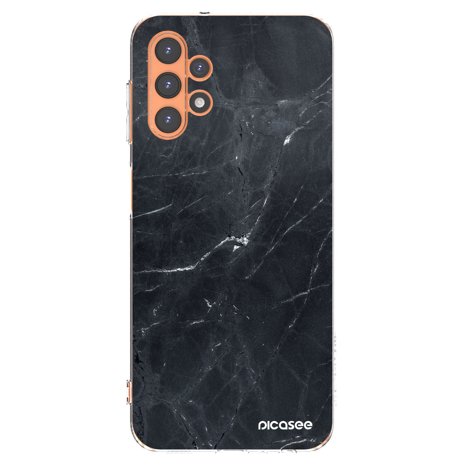 Picasee husă transparentă din silicon pentru Samsung Galaxy A13 4G A135 - Black marble