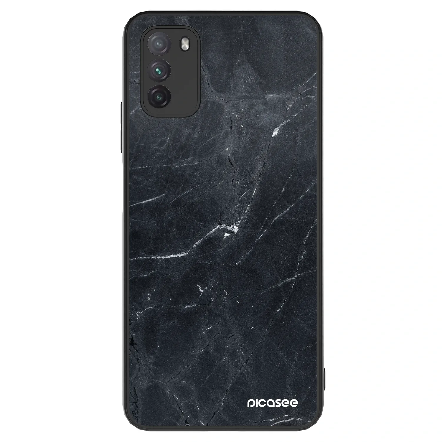 Picasee ULTIMATE CASE pentru Xiaomi Poco M3 - Black marble