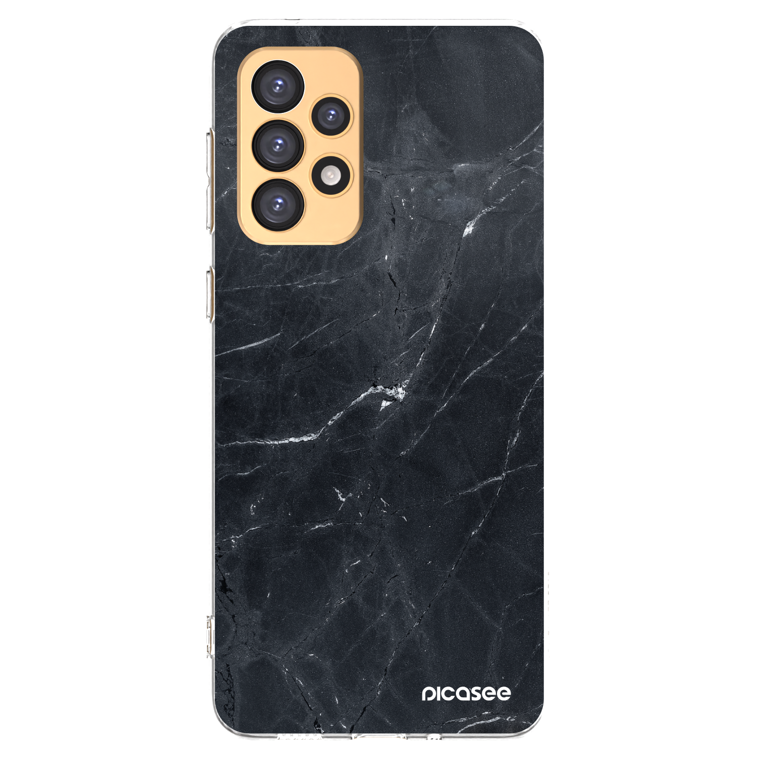 Picasee husă transparentă din silicon pentru Samsung Galaxy A33 5G A336 - Black marble