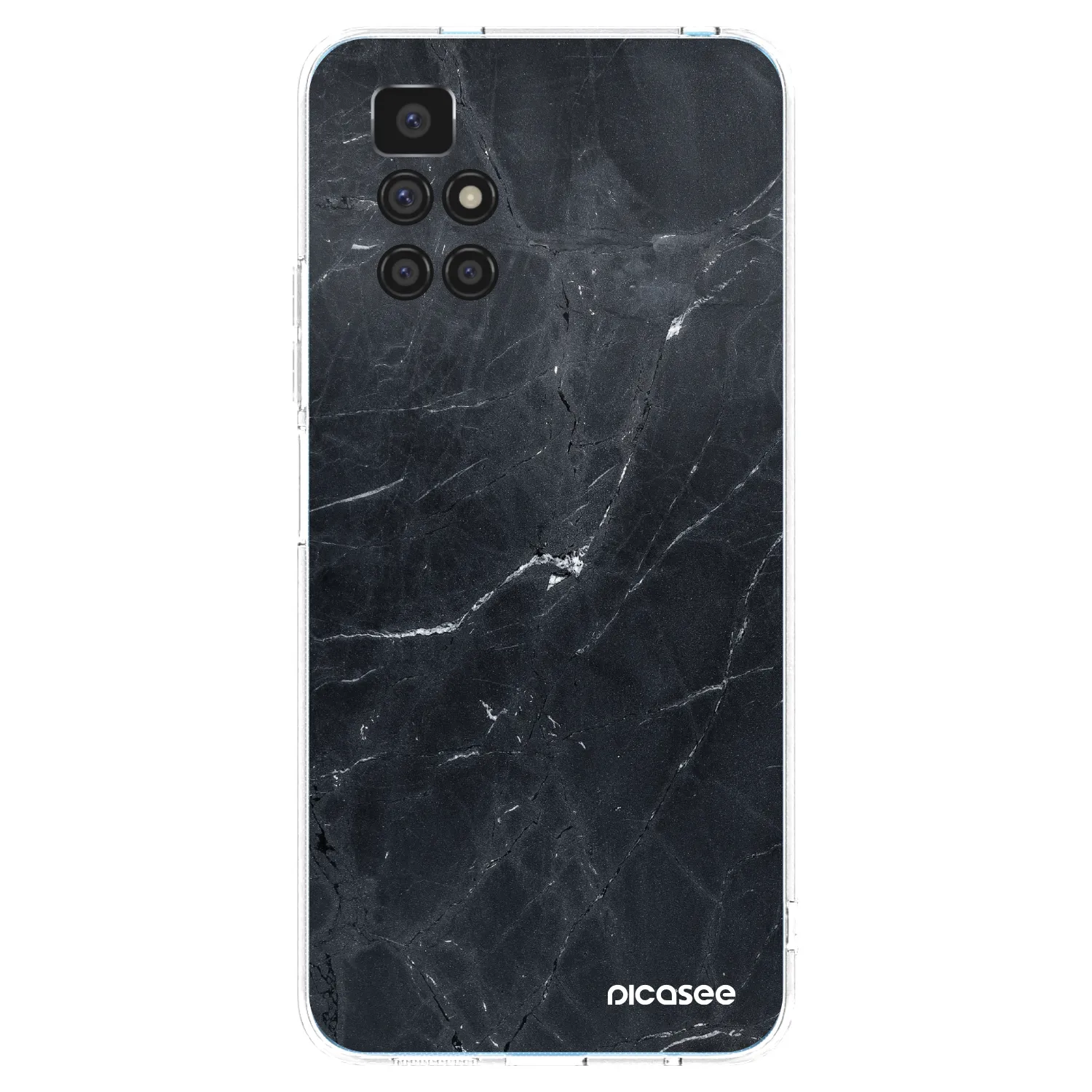 Picasee husă transparentă din silicon pentru Xiaomi Redmi 10 (2022) - Black marble