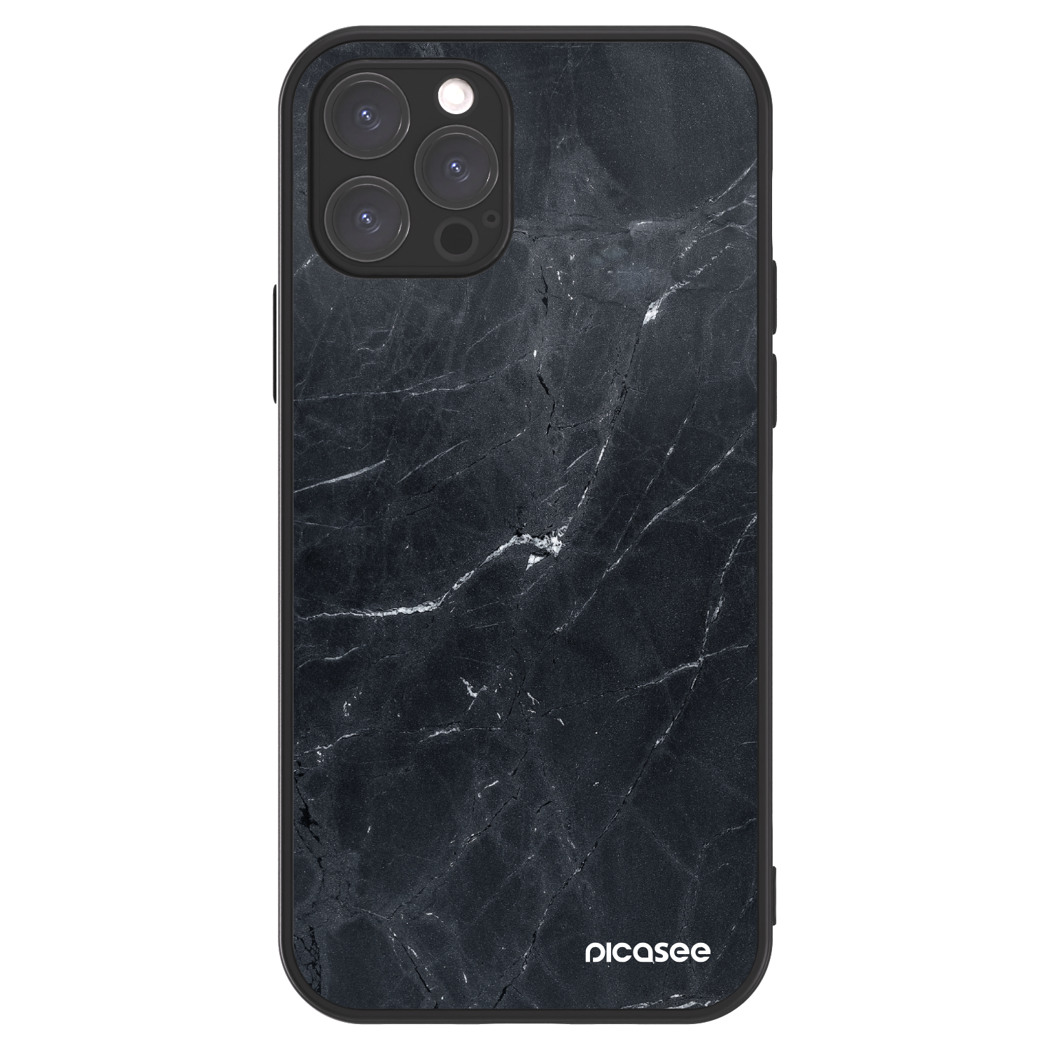 Picasee ULTIMATE CASE MagSafe pentru Apple iPhone 12 Pro - Black marble