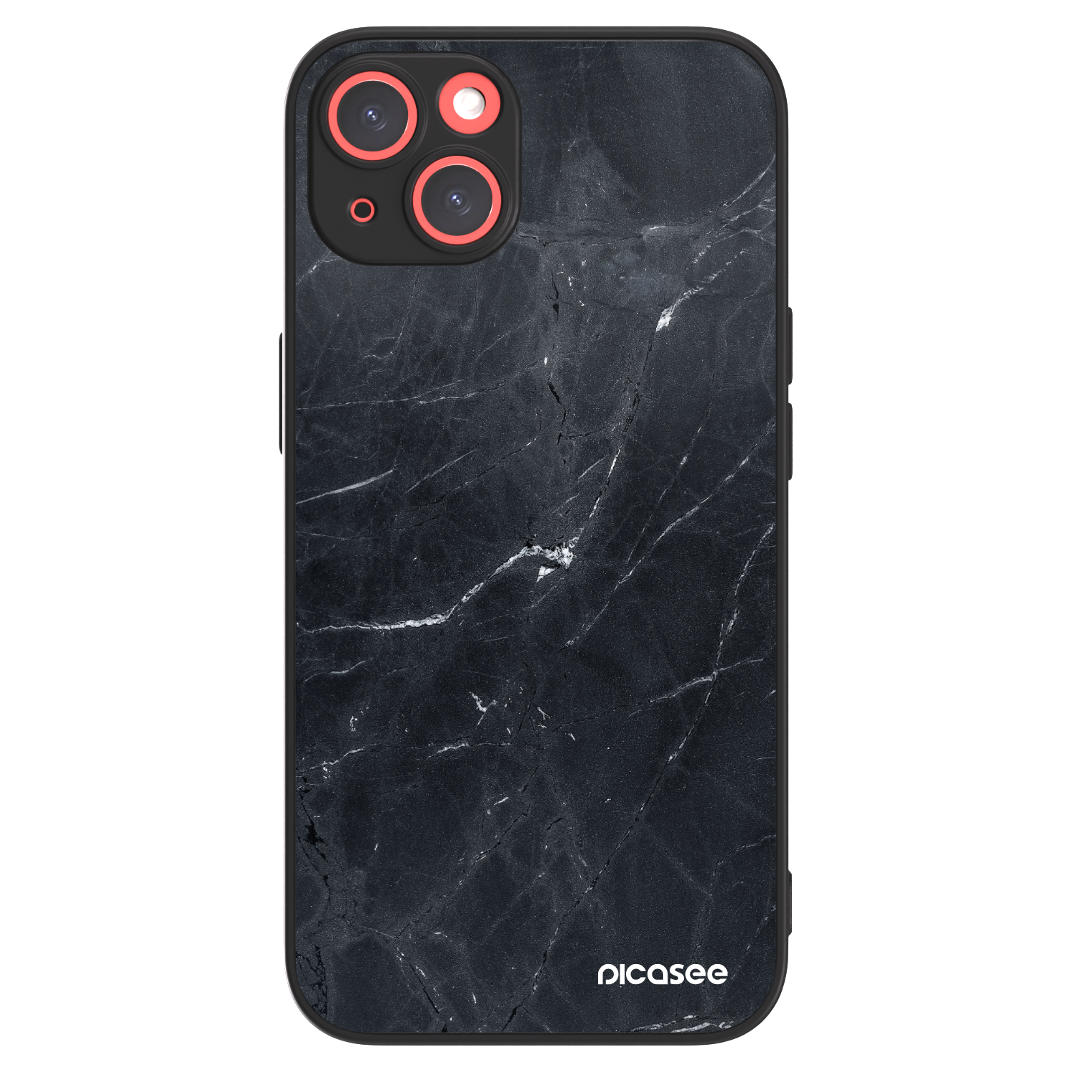Picasee ULTIMATE CASE MagSafe pentru Apple iPhone 13 - Black marble