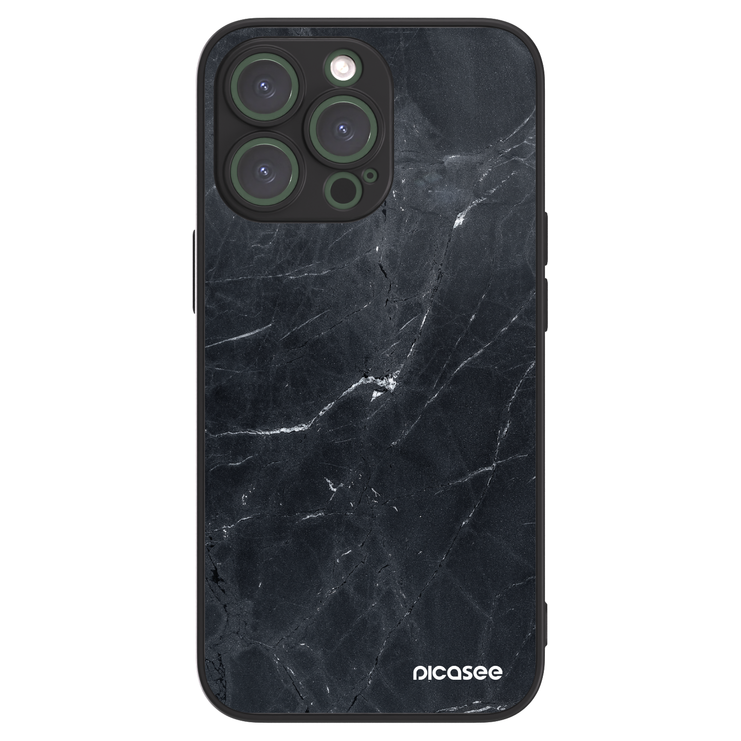 Picasee ULTIMATE CASE MagSafe pentru Apple iPhone 13 Pro - Black marble