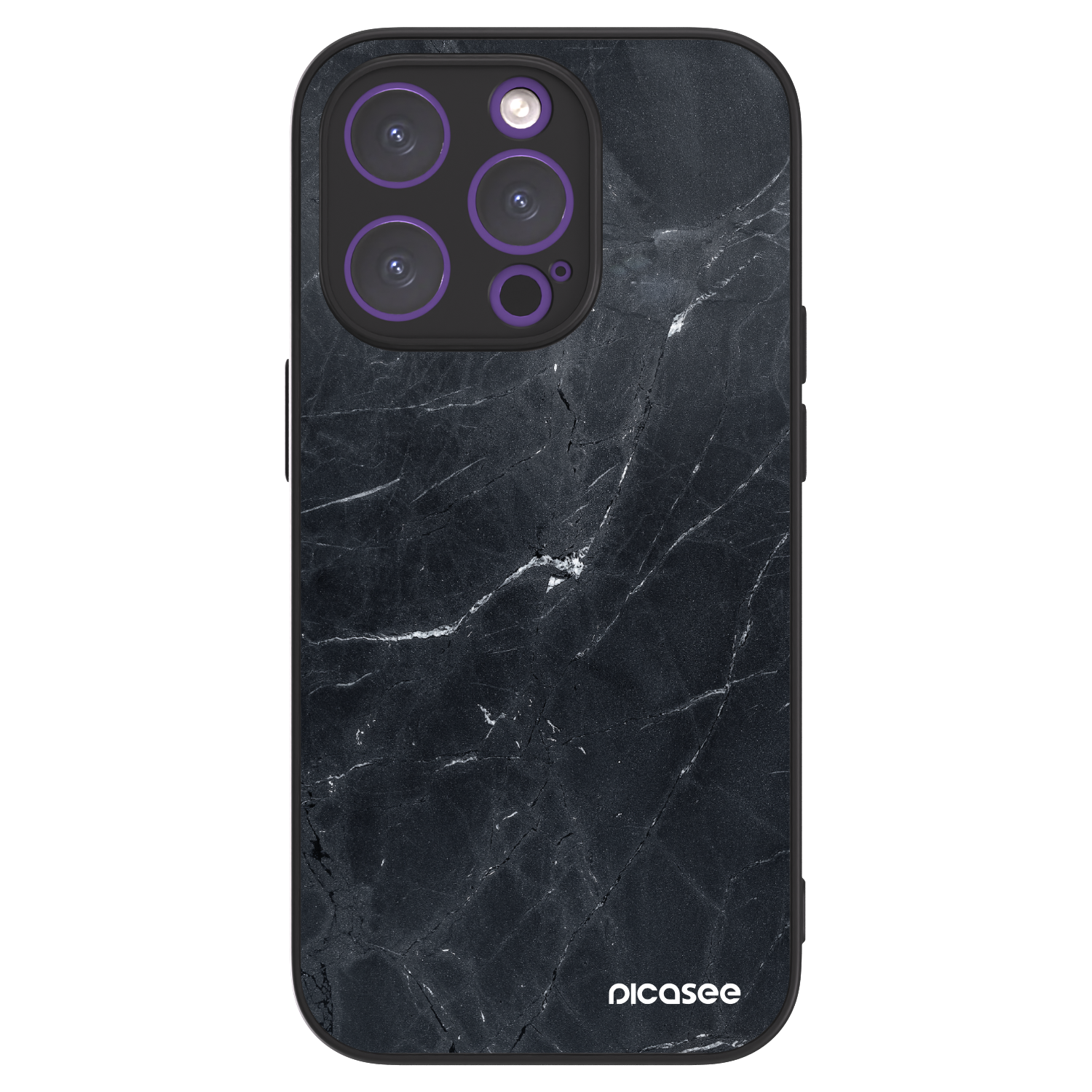 Picasee ULTIMATE CASE MagSafe pentru Apple iPhone 14 Pro - Black marble