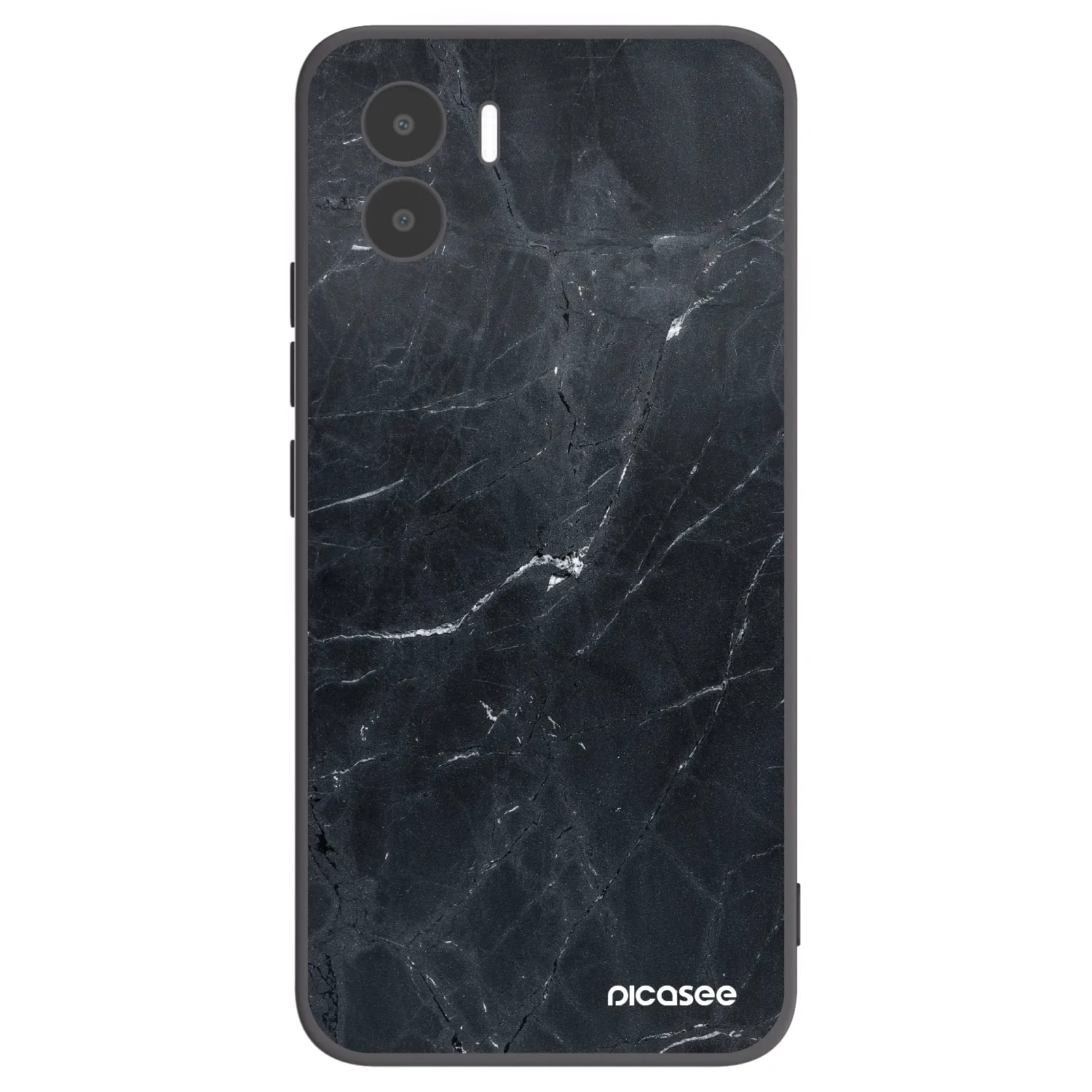 Picasee husă neagră din silicon pentru Xiaomi Redmi A1 - Black marble