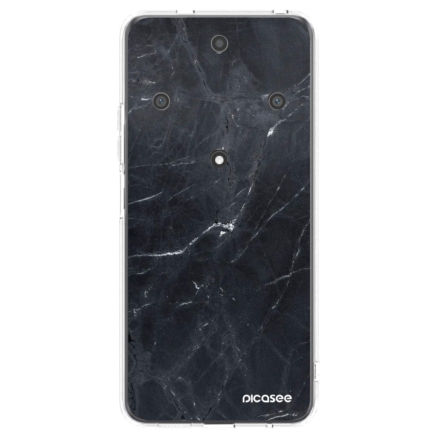 Picasee husă transparentă din silicon pentru Honor Magic5 Lite 5G - Black marble