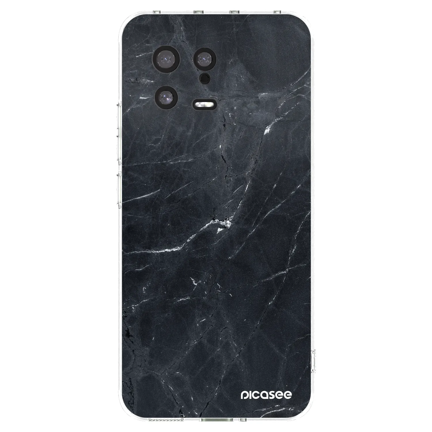 Picasee husă transparentă din silicon pentru Xiaomi 13 - Black marble