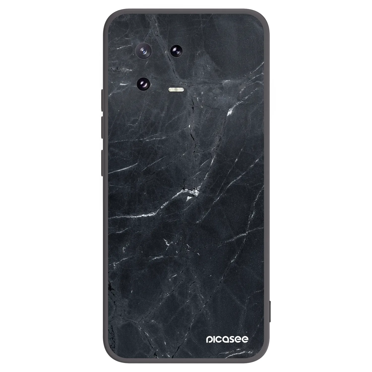 Picasee husă neagră din silicon pentru Xiaomi 13 Pro - Black marble