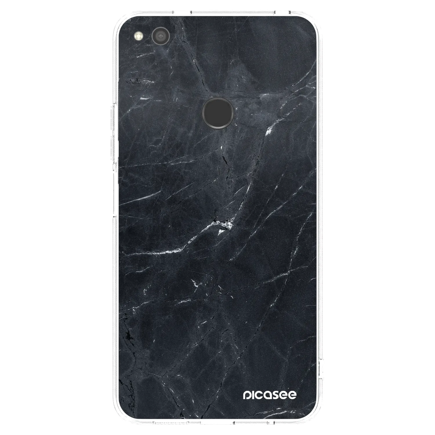 Picasee husă transparentă din silicon pentru Huawei P9 Lite 2017 - Black marble