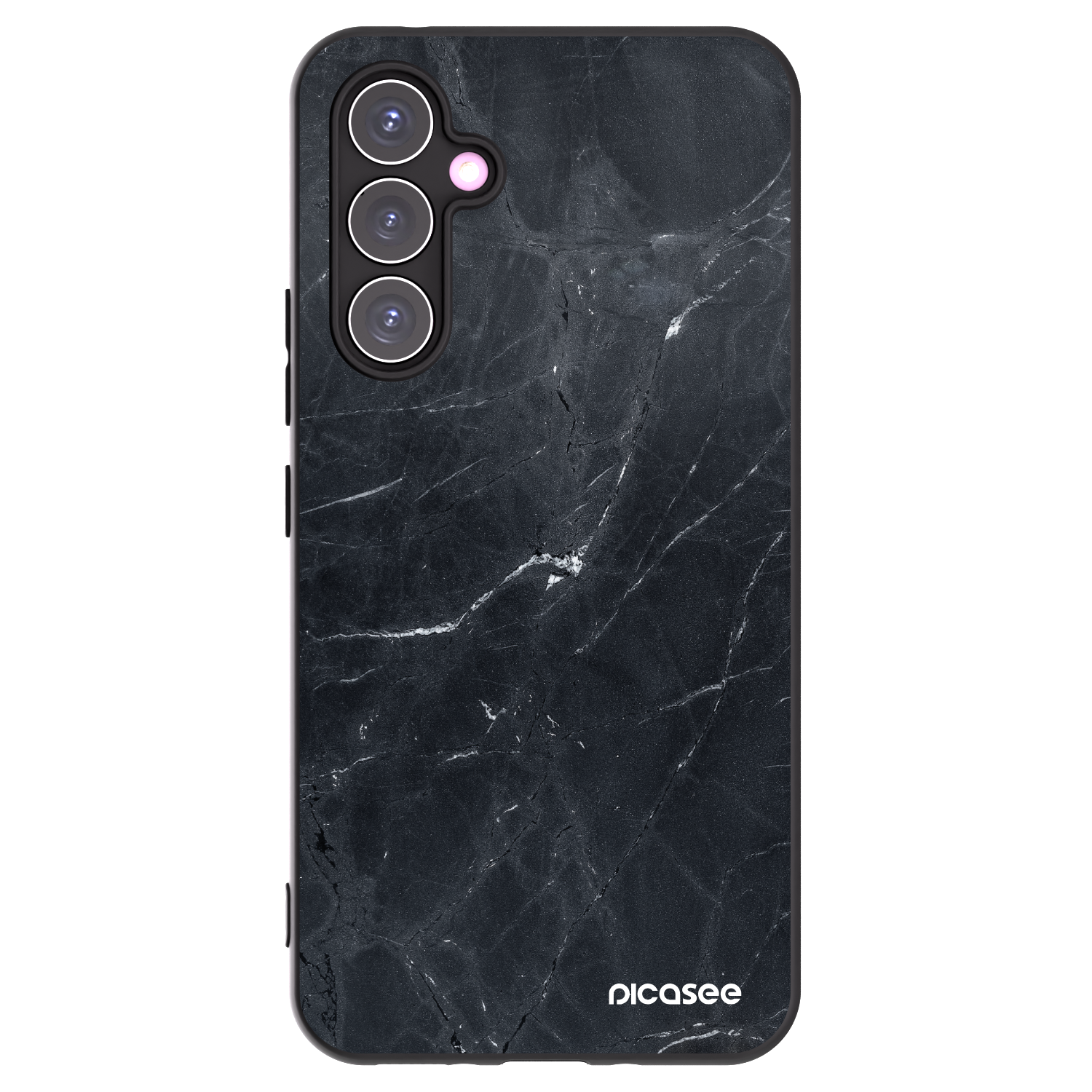 Picasee husă neagră din silicon pentru Samsung Galaxy A54 5G A546B - Black marble