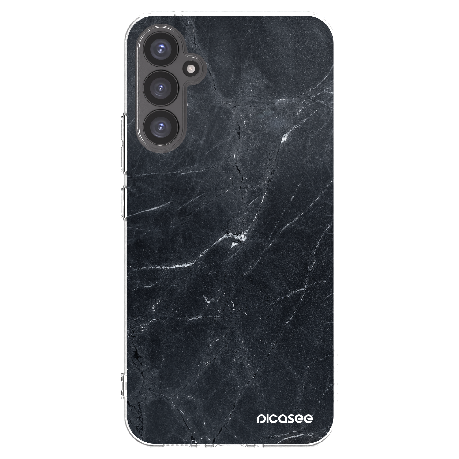 Picasee husă transparentă din silicon pentru Samsung Galaxy A34 5G A346B - Black marble