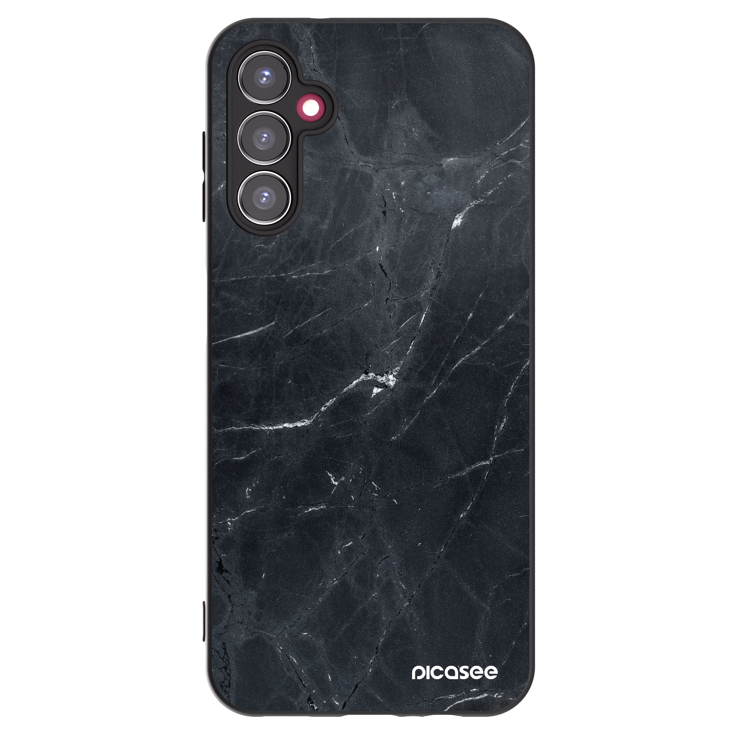 Picasee husă neagră din silicon pentru Samsung Galaxy A14 4G A145R - Black marble