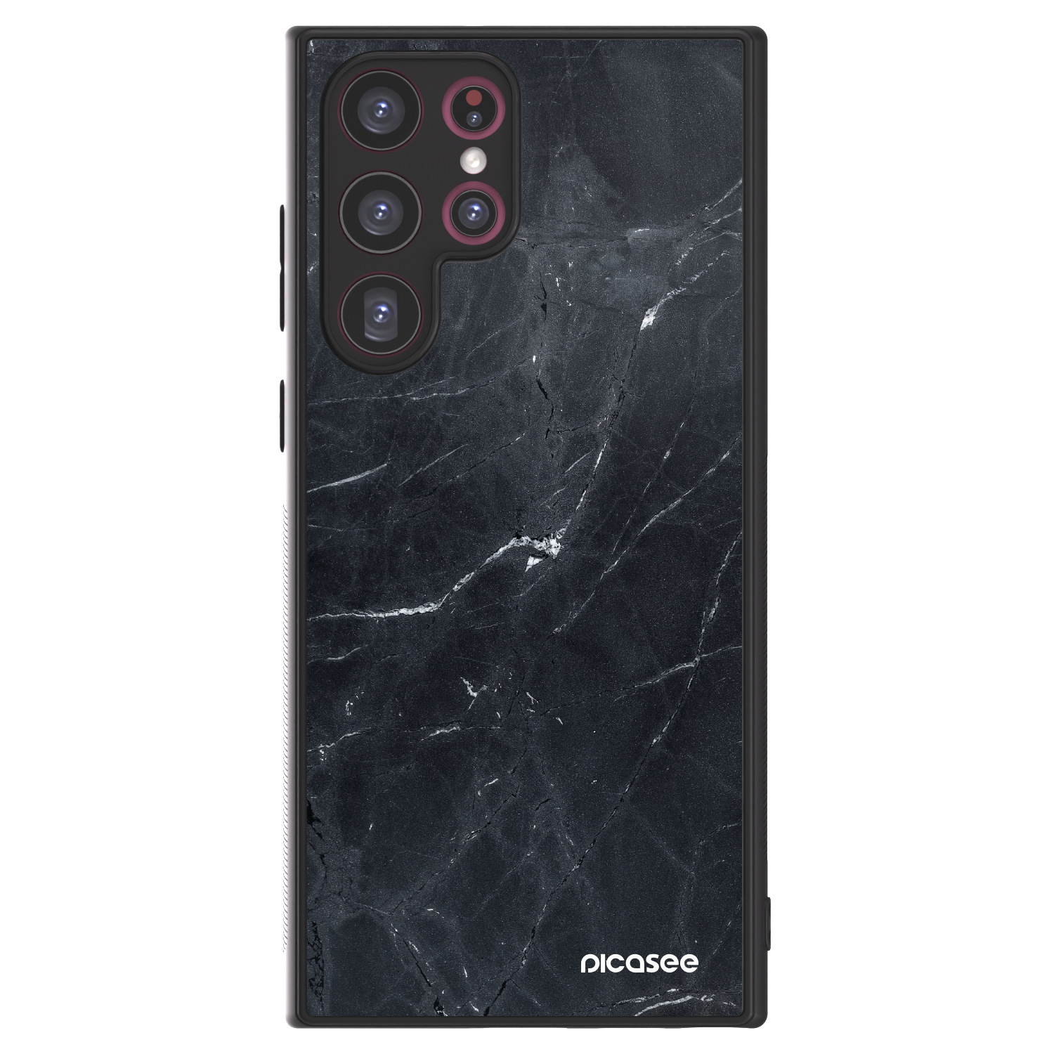 Picasee ULTIMATE CASE PowerShare pentru Samsung Galaxy S22 Ultra 5G - Black marble