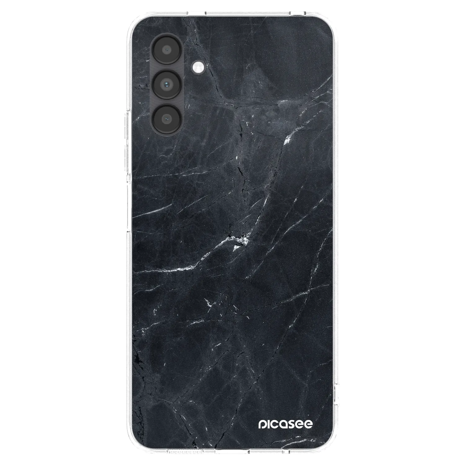 Picasee husă transparentă din silicon pentru Samsung Galaxy A04s A047F - Black marble