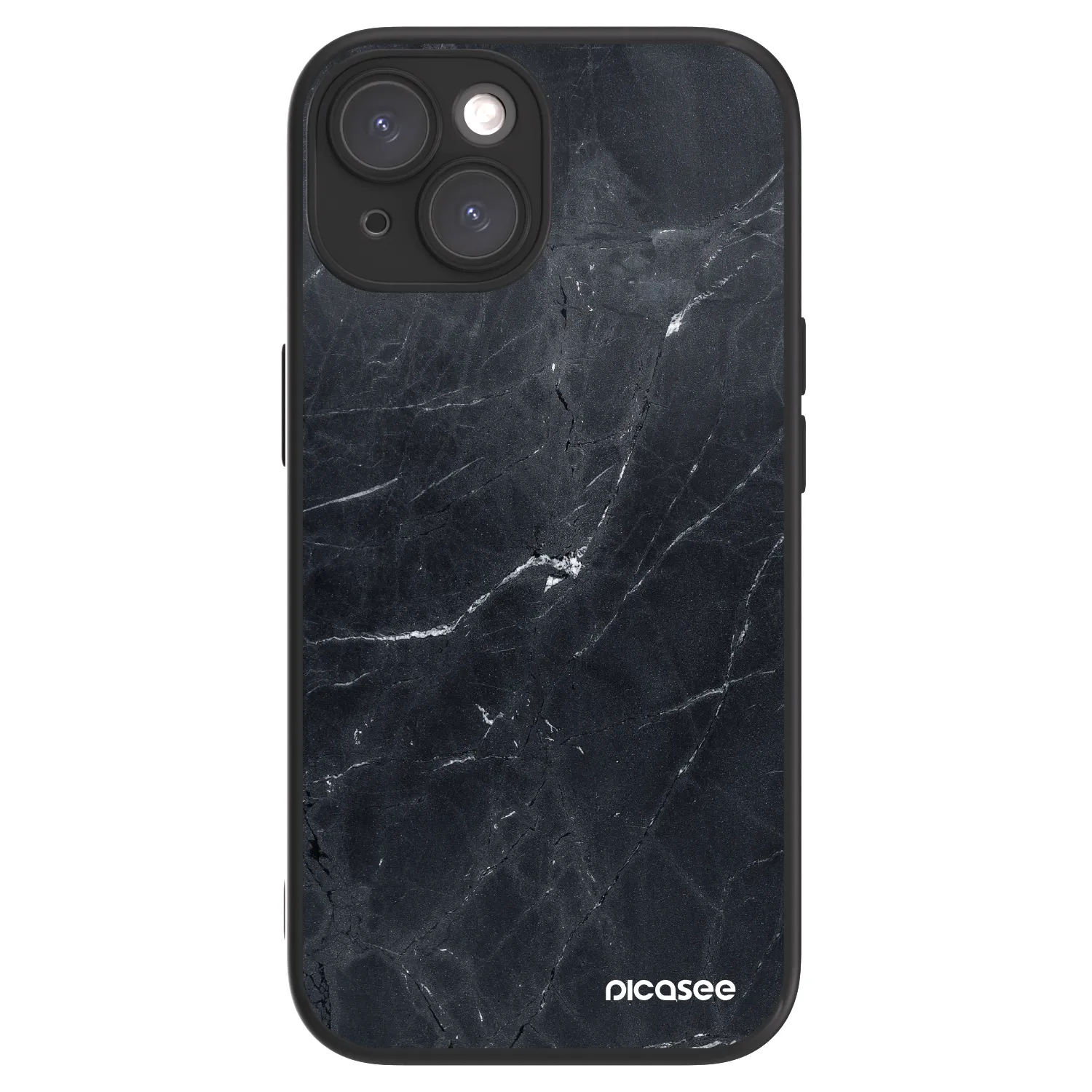 Picasee ULTIMATE CASE MagSafe pentru Apple iPhone 15 - Black marble