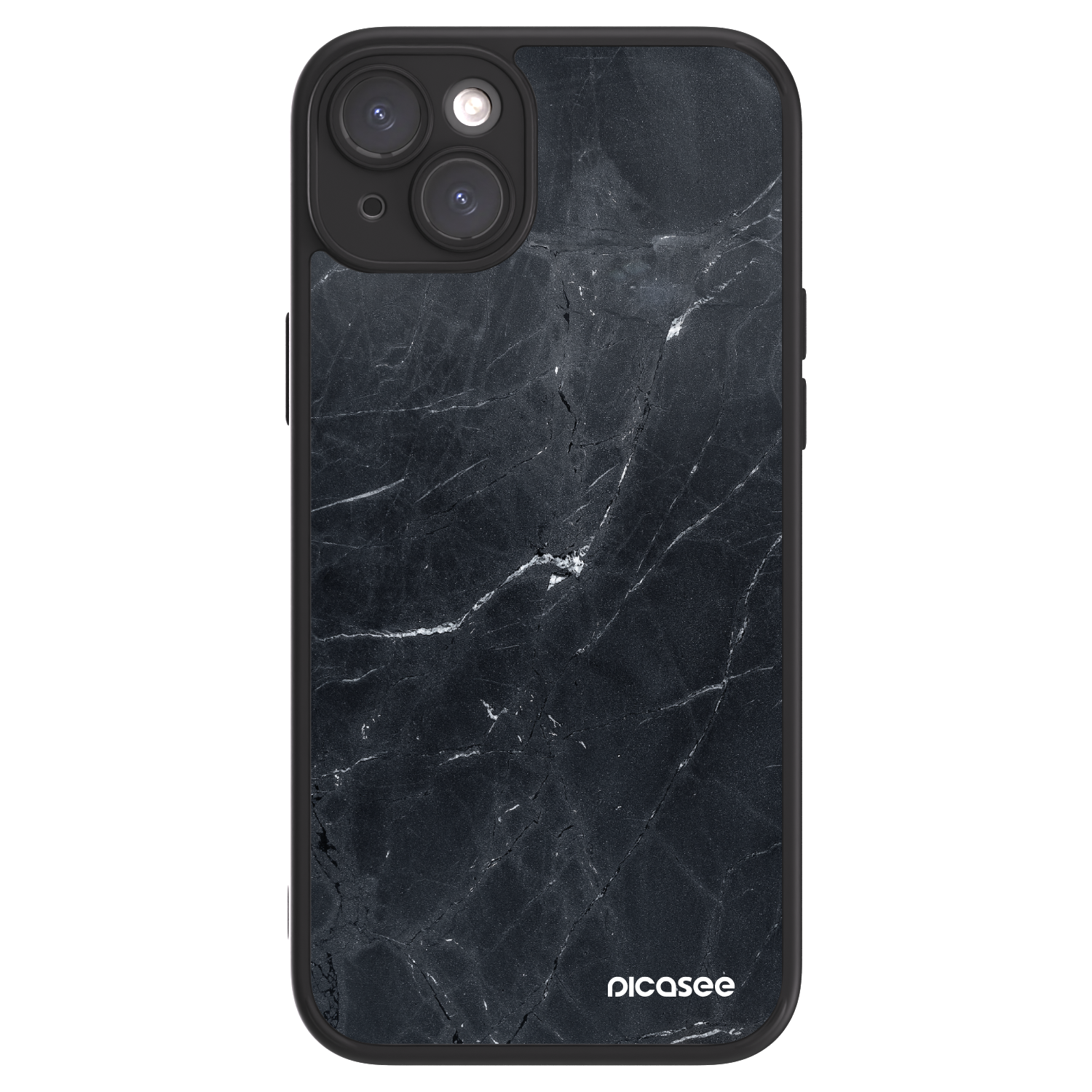 Picasee ULTIMATE CASE pentru Apple iPhone 15 Plus - Black marble