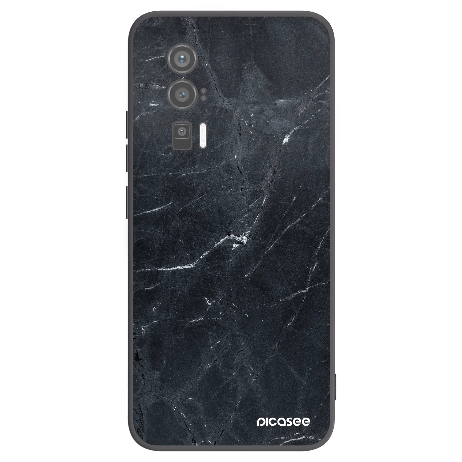 Picasee husă neagră din silicon pentru Xiaomi Poco F5 Pro 5G - Black marble